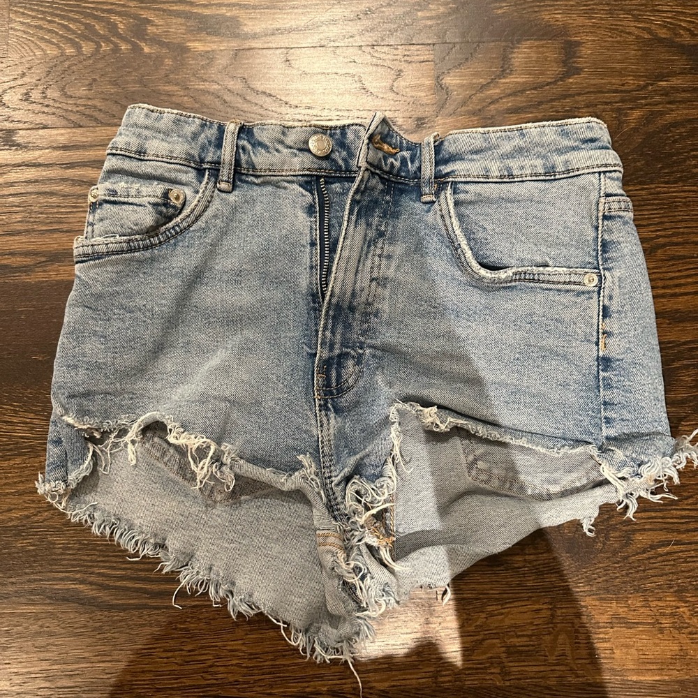 Zara Highwaisted Jean Shorts
